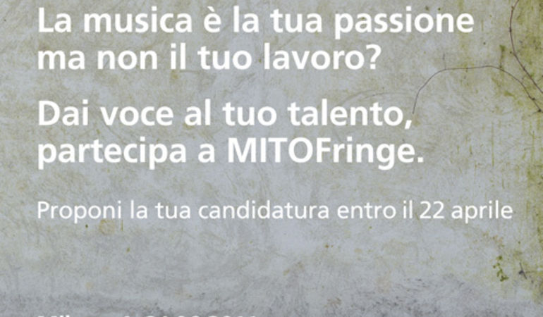 Aperte la candidature per MITOFringe 2014