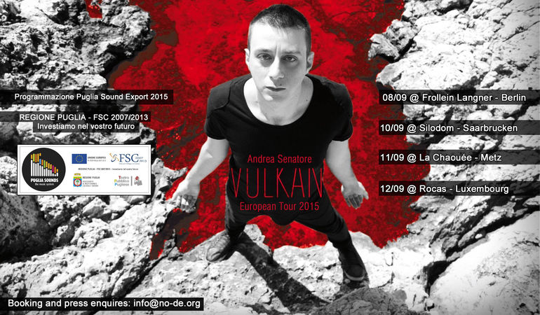 ANDREA SENATORE, l'8 settembre parte il Vulkan tour