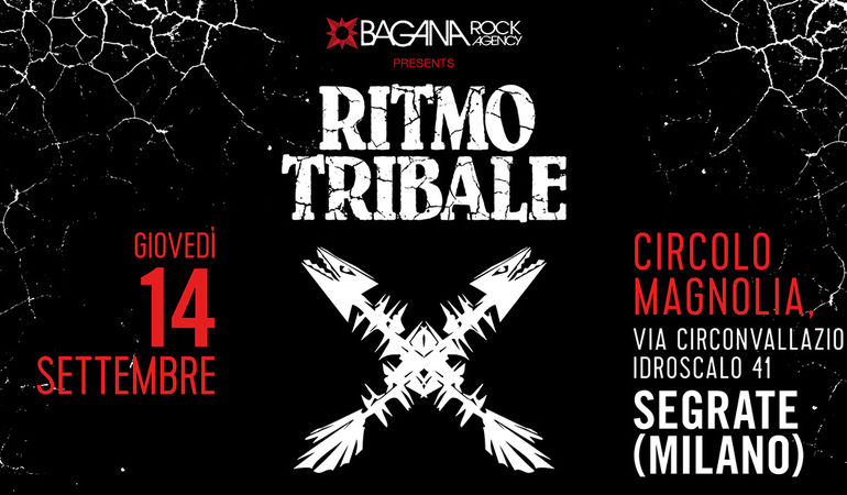 Il ritorno dal vivo dei Ritmo Tibale, il 14 settembre al Circolo Magnolia
