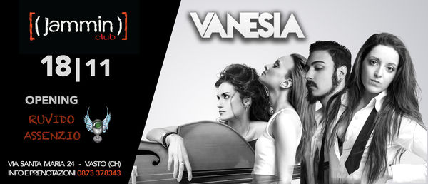 VANESIA live @Jammin' Club | Open ⇝ Ruvido Assenzio