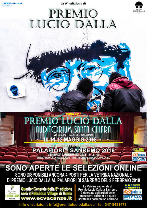 PREMIO LUCIO DALLA - SANREMO - Vetrina nazionale della 6^ edizione