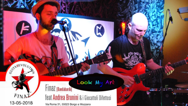 Andrea Brunini feat Finaz live al Look My Art