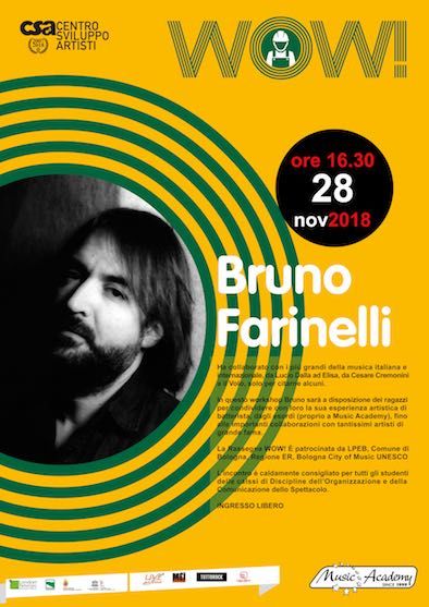 WOW! - WORKSHOP CON IL BATTERISTA BRUNO FARINELLI