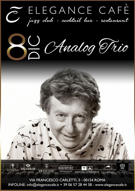 Analog Trio dal vivo all'Elegance Cafè, quando l'elettronica incontra il jazz