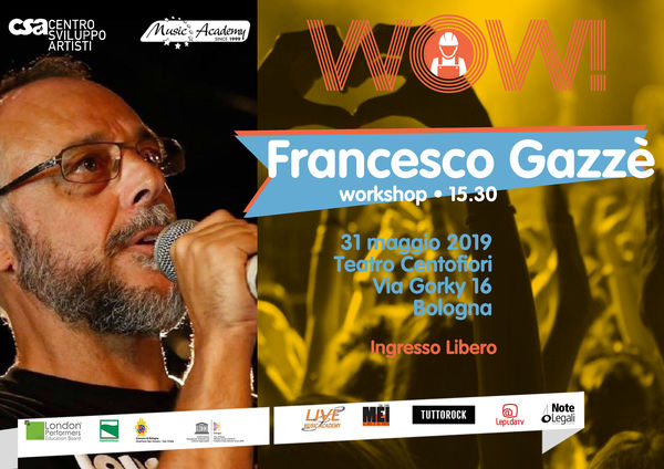 WOW!CSA 2019 - LIVE SHOWCASE TEATRO CENTOFIORI