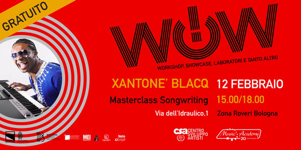XANTONE' BLACQ - MASTERCLASS GRATUITA