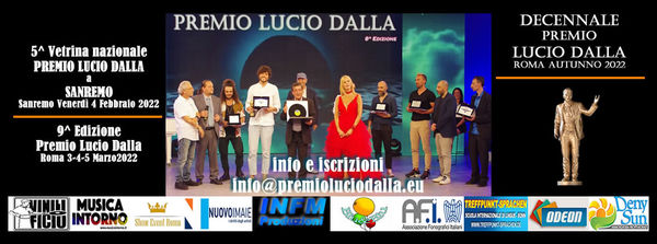 PREMIO LUCIO DALLA - 9^ edizione - Roma 3-4-5 Marzo 2022