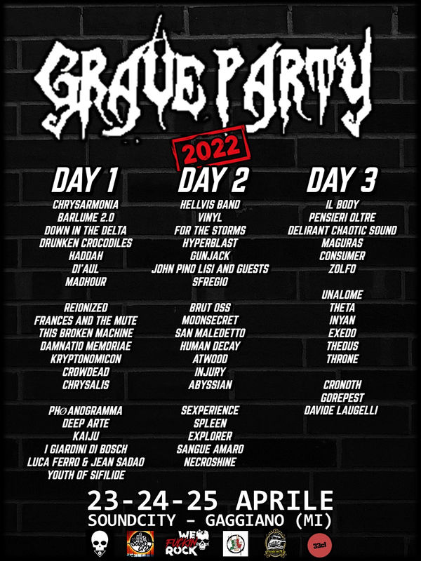 GRAVE PARTY 2022 - Back to the Roots Edition